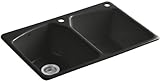 Kohler K-6491-2R-FP Tanager Self-Rimming Kitchen Sink with Single-Hole Faucet Drilling and One Acces