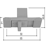YKKAP メンテナンス部品 サブロック (HH-2K-33000) YW：ホワイト *製品色・形状等仕様変更になる場合があります*