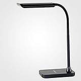 LEDデスクライト Brilex 3つの照明モード フレキシブル タッチコントロール 作業読書用のスイベルアーム 調光可能 学習 オフィス