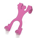 bestomzメンズShaped Heavy Dutyステンレススチールover the door hooksコートタオルフックラック(グリーン) ピンク 8W213436X0B3H5267