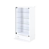 【JAJAN】フィギュアラック「レギュラー」55シリーズ LED付き 幅55cm奥行29cm高さ89cm ロータイプ本体 ホワイト【正規品】[鍵付きコレクションケース]