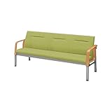 コクヨ(KOKUYO) 待合室用ベンチ 460シリーズ W1765×D660×H810mm CN-463BA ホワイトグリーン