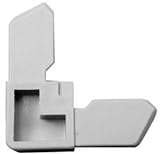 Prime-Line Products PL 14312 Window Frame Corner, 3/8", Gray, 3/8", Gray,(Pack of 20) [並行輸入品]