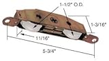 CRLスライドガラスドアローラーwith 1 – 1 / 2 " Tandemナイロンホイール; 11 / 16 " Wideハウジング