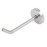 uxcell タオル用 ステンレス丸型シングル フック ウォール ハンガー 102mm長さ