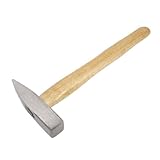 uxcell　ハンマー　ウッド製　シルバートーン　スクエアやスラントヘッド　ダブル用　長寿命