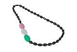 Boobie Teething Beads Silver by MummaBubba Jewellery