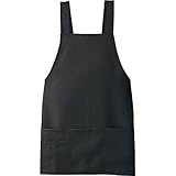 アイトス ショートエプロン 010/ブラック AZ-861372