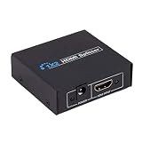 【STOK】HDMI スプリッター（分配器） 1入力2出力 同時出力 HDCP Ver 1.4対応 (本体＋USBアダプター)