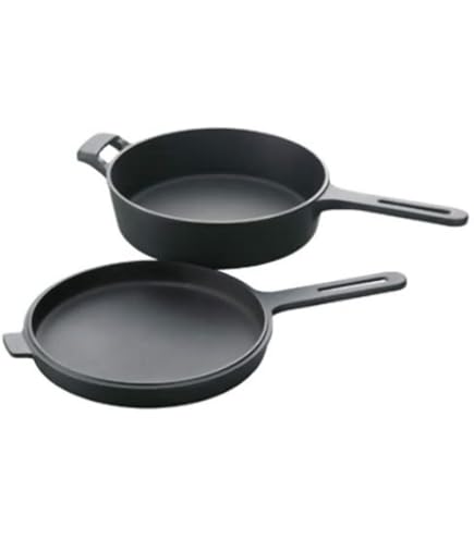 Amazon｜及源 南部鉄器 両手鍋 ダッチオーブン 天火 22cm 直火対応 F