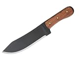 Condor Tool and Knife Hudson Bay 8.5-Inch Black Blade, Walnut Handle, Leather Brown Sheath [並行輸入品]
