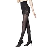 [STYLE UP] ストッキング ハイサポートタイツ 140デニール 2サイズ 補正下着 お腹 着圧 サンテラボ スタイルアップ ブラック Mサイズ