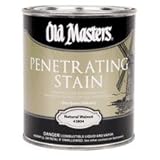 古いMasters 182310 43804 Penetrating Stain、自然ウォールナット、1クォート