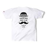 [モートガレージ] アメカジ メンズ Tシャツ （半袖・厚手・バックプリント）（ Mサイズ ホワイト ）