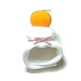 犬猫用コスプレ 鏡餅のかぶりもの（帽子） (M：27～33cm)