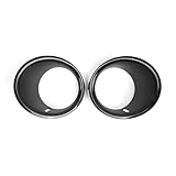 YIWENG トリムリング2個、 2 トリムリング フォグランプ クローム 交換用 ミニクーパー R55 R56 R57 2007-2010 OEM 51112753661 51112753662