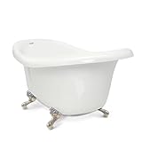 American Bath工場cc-sc-a-sn、チェルシーコレクションスリッパバスタブパッケージ