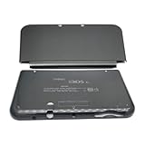 New3DSXL エクストラハウジングケースシェルセット ZLD ゴールド交換用 3DS New3DS New3DS XL LL 3DSXL 3DSLL ゲームコンソール用 Mezula Mask Edition 外側エンクロージャカバープレート 5面, ブラックグレー