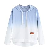 パーカー レディース トップス Glennoky 4色 ロング丈シャツ カラースプライス ブラウス スウェットパーカー ドローストリング フード付き フーデッド レディースパーカー スウェットシャツ 