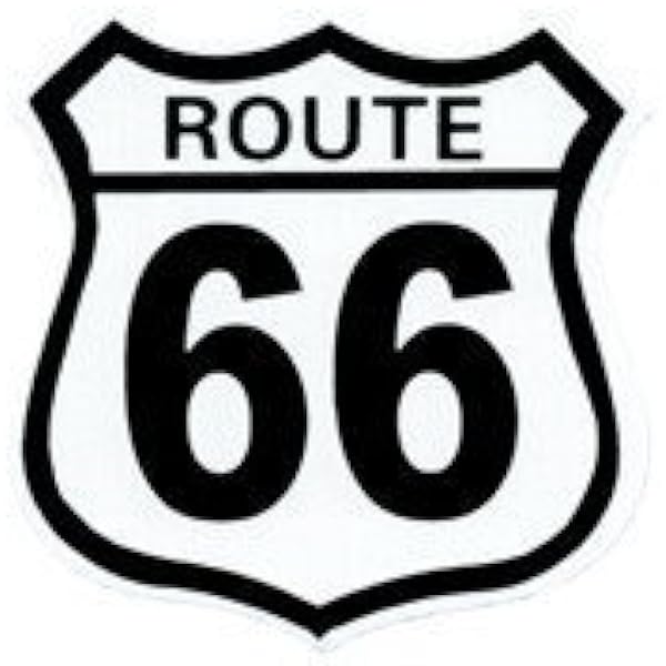 Amazon Co Jp No 005 Route 66 Us005 輸入アメリカン雑貨 ステッカー スタンダード バイク 車 自転車に 車 バイク