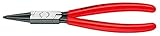 Knipex 4411J2 Internal Straight Retaining Ring Pliers 7.25-Inch [並行輸入品]
