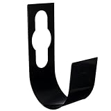 ホースホルダー ホース 収納用 ロープ ハンガー KINGTOP 金属製 ブラック