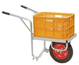 ハラックス　コン助　アルミ製運搬車　CN-20D　【日本国産】アルミ製　平形1輪車 幅せまタイプ