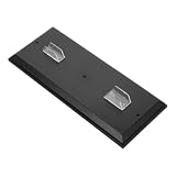 YARDWE 1:12 スケール バイク 模型 オートバイ ディスプレイ スタンド ベース 台座 プラスチック 22×9cm ブラック 収納 展示ラック コレクション