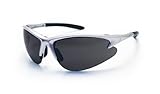 SAS Safety 540-0501 DB2 Eyewear with Polybag, Shade Lens/Silver Frame by SAS Safety