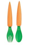 Kikkerland Carrot Spoon and Fork by Kikkerland