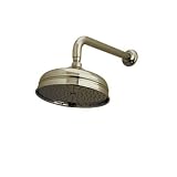 Rohl 1037/8TCB 8-Inch Diameter Bordano Shower Rose Showerhead with Easy Clean Anti-Cal Spray Pattern