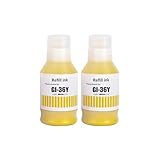 【pomme】 GI-36Y 顔料 イエロー お得な2本セット キヤノン対応 互換インク ボトル インクカートリッジ (GI36 GI-36 GI 36 GX7030 GX6030 GX5030 GX4030 GX6530 GX5530)