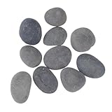 Totority 20個 彩色石手描き玉石 ブラシをペイントする おもちゃ キッドクラフトプレイセット キッズクラフト キッズプランター ス