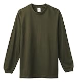 [プリントスター] 長袖 無地 5.6オンス ヘビーウェイト ロングスリーブ Tシャツ 00110-CLL メンズ アーミーグリーン L
