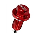 KYO-EI(協永産業) MAGNET DRAIN BOLT 2(マグネットドレンボルト) 14HEX M12 P1.25 首下20mm アルファード レッド MAG-21