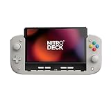 CRKD Nitro Deck - プロフェッショナル ハンドヘルド デッキ ゼロ スティック ドリフト Nintendo SwitchおよびSwitch OLED用 (PAL グレー - ノスタルジアコレクション)
