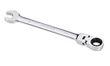 Sunex 993114 7/16-Inch V-Groove Flex Head Combination Ratcheting Wrench by Sunex