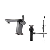 Kraus KEF-14601-PU16ORB Sonus Single Lever Basin Bathroom Faucet and Pop Up Drain with Overflow Oil 