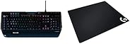 【セット買い】 Logicool G ゲーミングキーボード + ゲーミングマウスパッド G910r + G640R
