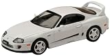 HJ64 1/64 トヨタ スープラ RZ (JZA80) 純正オプション装着車 アクティブスポイラーパーツ付き スーパーホワイトII 完成品