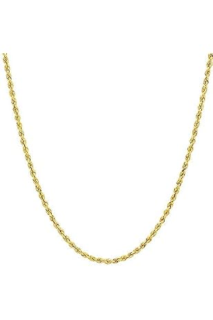 1/20 12K Gold Filled Rope Chain 18-inch Long