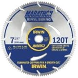 IRWIN Tools MARATHON Vinyl Siding Circular Saw Blade, 7 1/4-inch, 120T (21830ZR) [並行輸入品]