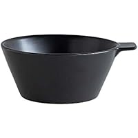 TAMAKI とんすい ブラック 直径12.5&times;奥行14&times;高さ5.3cm 食洗機・電子レンジ対応 T-921432