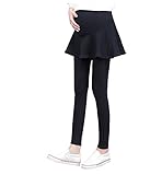 マタニティ レギンス スカート付き 厚手 スキニー パンツ スカッツ ボトムス 秋冬 ゴム ウエスト 調節可能　レディース 可愛い ズボン 履きやすい 裏起毛　２タイプ選べる (M, 1#ネイビー)