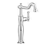 American Standard 7440.151.002 Quentin Vessel Lavatory Faucet Less Drain, Polished Chrome [並行輸入品]