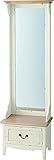 ブロッサム 収納付きスタンドミラー az-col-030