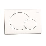 Duravit 115770111 SambaデュアルフラッシュACTUATOプレート、ホワイト