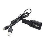 prendre USB 延長ケーブル USBポート 後付け Type-A Type-C バックル付属 外付け 外部接続 USB C タイプC 約60cm 充電用 蓋付き PR-CONEUSB03