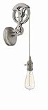 Jeremiah照明cpmkpw-1agv design-a-fixture 1ライトKeyedソケットPully壁S カッパー CPMKPW-1AGV 1