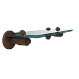 Allied Brass SH-1/16-ABZ 16 by 5-Inch Single 3/8-Inch Glass Shelf [並行輸入品]